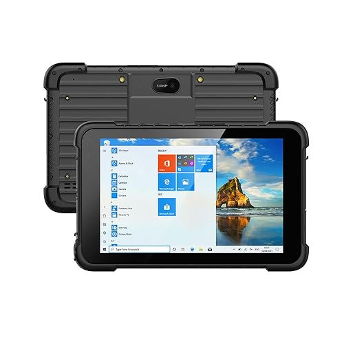 RUGLINE 8 Inch Industrial Rugged Tablet PC, Windows 10 2GB RAM 64GB ROM ...