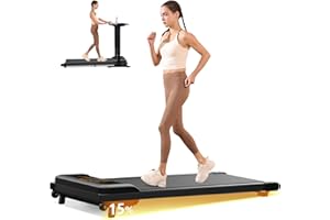 AIRHOT Walking Pad with Incline, Under Desk Treadmill for Home Office, 2.5HP Portable Treadmills with Sports Dashboard & Remote Control, 4 in 1 Compact Treadmill, Incline Treadmill 265LB Capacity