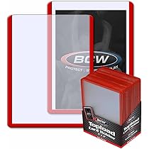 Ultra PRO 3x4 Purple Border Toploaders - 25 Pack, Rigid Plastic Card Protectors For Standard Trading Cards - View #3