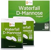 D-Mannose Tablets 1000mg - Waterfall D-Mannose sourced Naturally from Birch - 50 Tablets - SC Nutra (Sweet Cures)