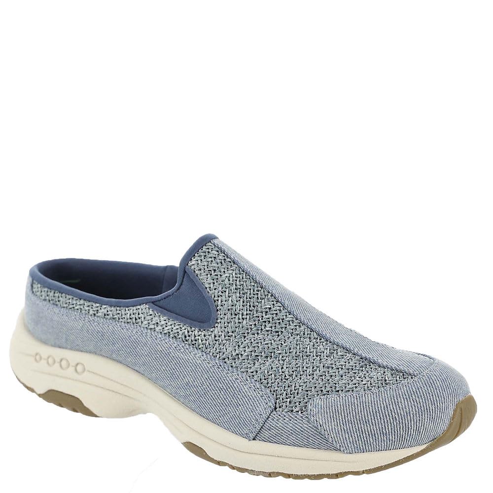 Easy Spirit Women’s Traveltime702 Mule, Mid Blue, 7 X-Wide