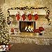 Christmas Garland Decorations 9 ft Unlit Christmas Garlands Artificial Pine Garland Christmas Wreath Mantle Decoration for Indoor Outdoor Non-Lit Green