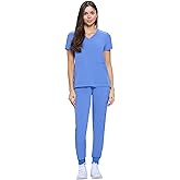 Natural Uniforms Womens Essential Cool Stretch Jogger Scrub Set with Regular and Petite Sizes