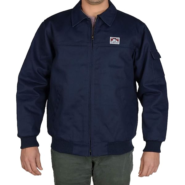 Amazon.com: BEN DAVIS Men's Quilted Lined Bomber Jacket