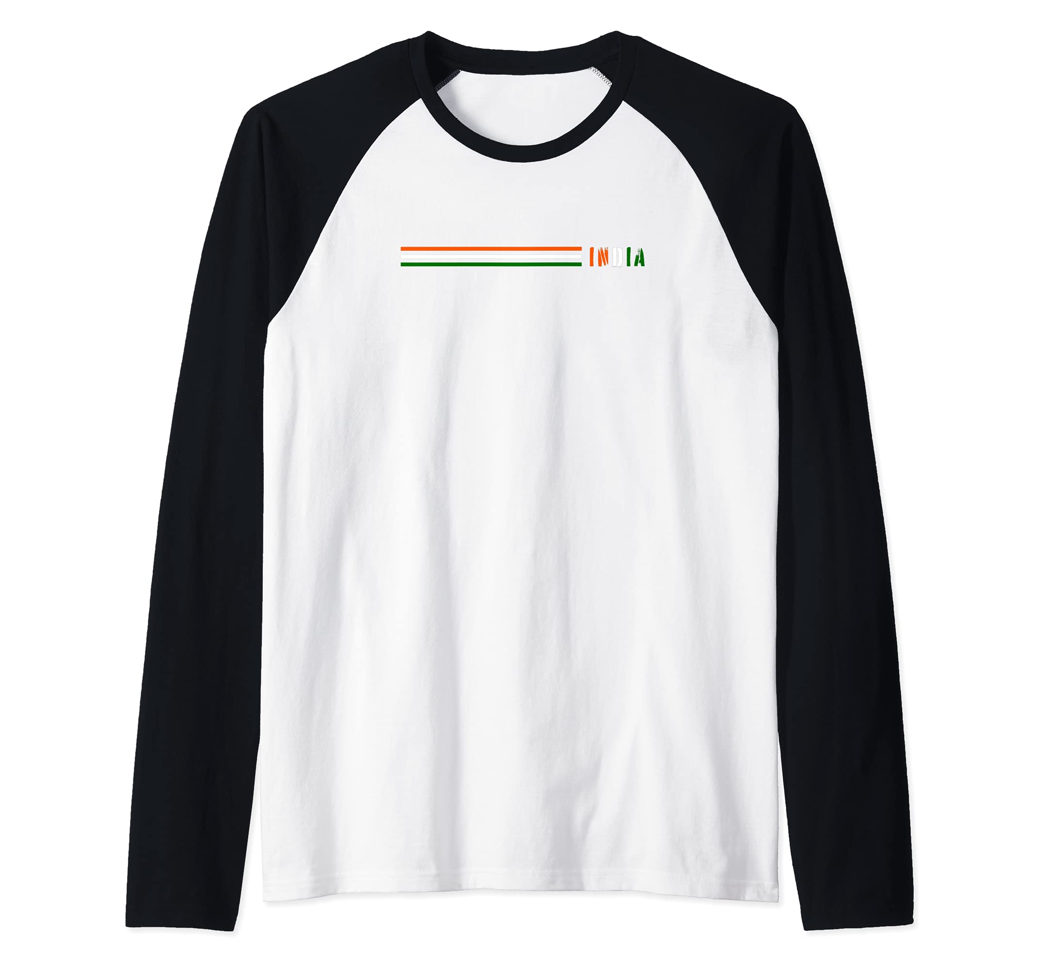 Flag India Raglan Baseball Tee