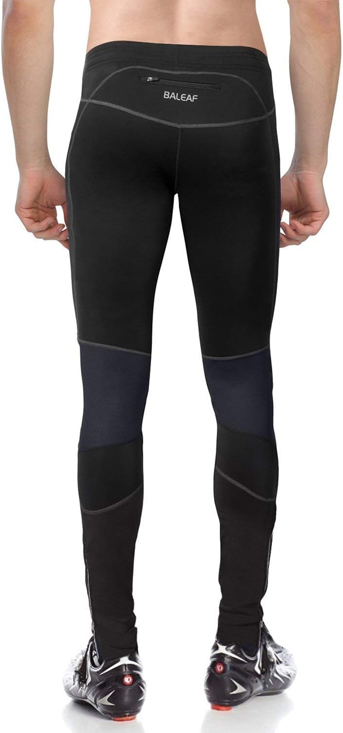 BALEAF Men's Thermal Running Cycling Tights Athletic Outdoor Compression Pants for Bike : Clothing