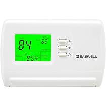 Non Programmable Single Stage Thermostat for Room,24 Volt Or Millivolt  System,1H/1C,Saswell SAS900STK-0 - Amazon.com