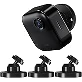 Blink Outdoor Camera Mount, 360 Degree Adjustable Wall Mount Bracket | Compatible with Blink Mini, Blink 4th and 3rd Gen Outdoor Camera, 3 Pack, Black