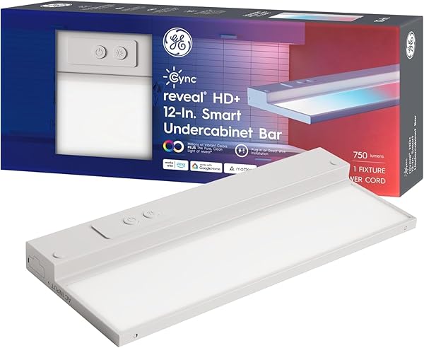 GE CYNC REVEAL HD+ SMART UNDERCABINET LIGHT FIXTURE,...