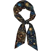SHBYYGR Head Scarf Hair Neck Scarves for Women Fashion Purse Bag Scarfs Handbags Silky Satin Headscarf Charms
