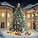 BUZIO Christmas Ball Ornaments, Shatterproof Xmas Tree Decoration (65 Pcs, 30 Styles, 7 Sizes) Perfect Hanging Ball for Holiday Wedding Party (1.5” - 4.5”)