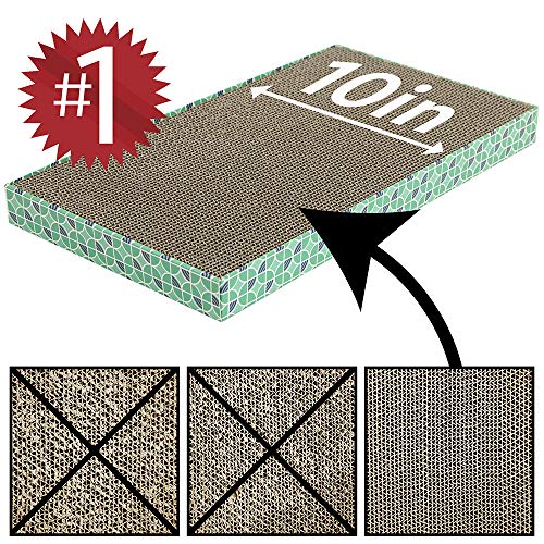 Kitty City XL Wide Corrugate Cat Scratchers 3 Pieces, Cat Scratching