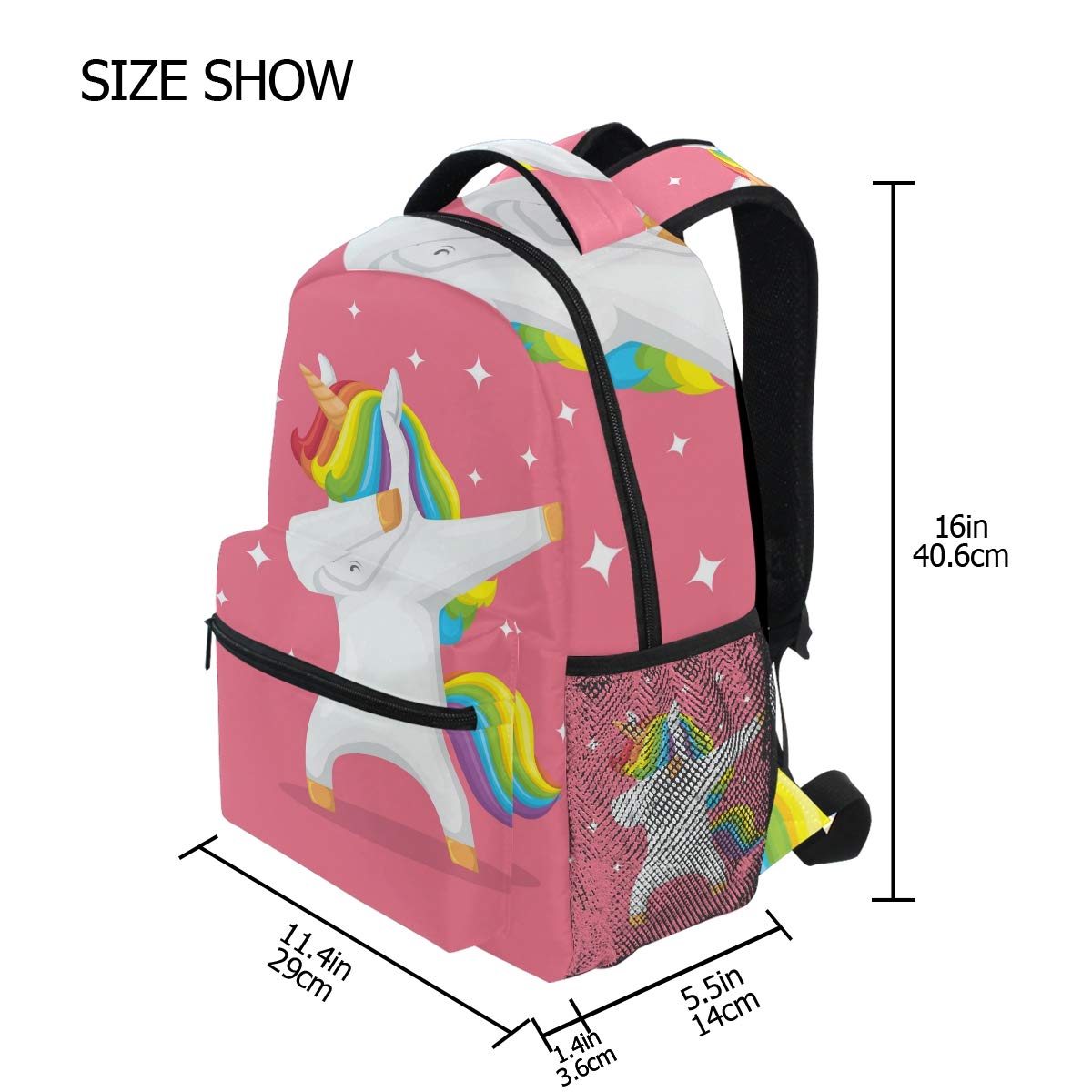 big unicorn school bag