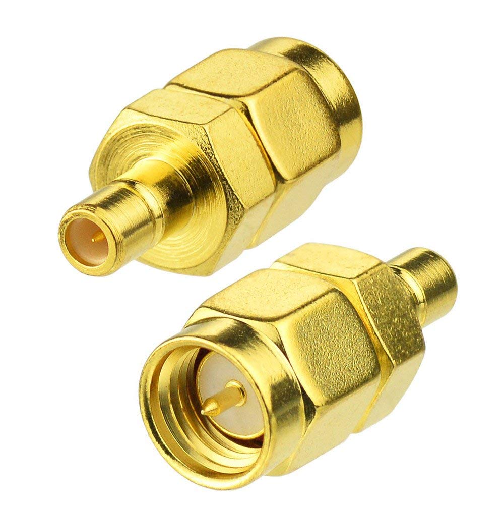 Bingfu SMA Male to SMB Female Adapter Antenna Converter Connector 2pcs for Pioneer Pure Alpine DAB+ Radio DAB Car Aerial