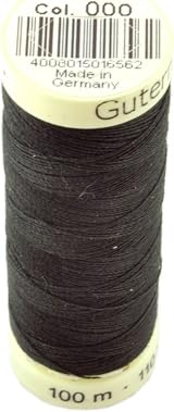 Gütermann Sew-All Thread, 100 m, Polyester, Black, Durable & Strong view 2