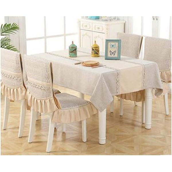 Tablecloth European Style Table Cloth Chair Covers Cushions Set