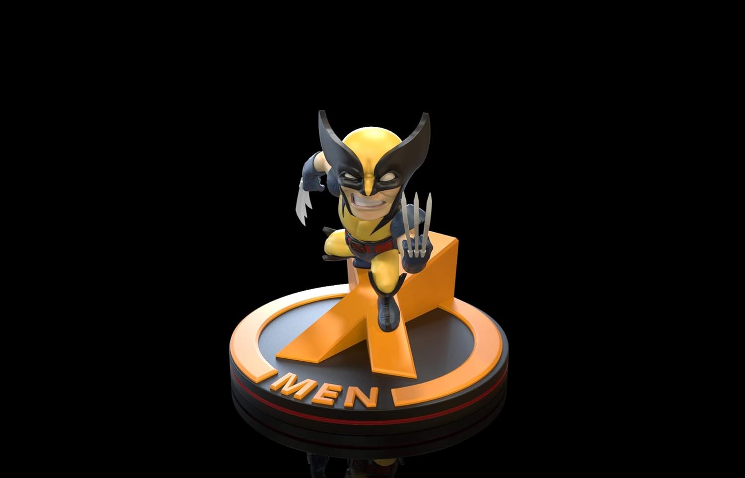 Quantum Mechanix X-Men Wolverine Q-Fig Figure MVL-0043, Multicolor - Image 4