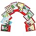 NobleWorks - 10 Assorted Funny Cards for Christmas - Cartoon Humor, Boxed Happy Holiday Notecards with Envelopes - Holly Jolly Rice Cakes A5557XSG-B1x10