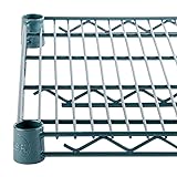 TableTop King 14" x 48" NSF Green Epoxy Wire Shelf