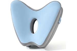 UJPFEO Knee Pillow for Side Sleepers,Leg Pillows Relief from Knees,Sciatica,HIPS,Joints Between Legs,Back Pain When Side Sleeping,Cooling Memory Foam Leg Alignment Knee Support Pillow with Strap Blue