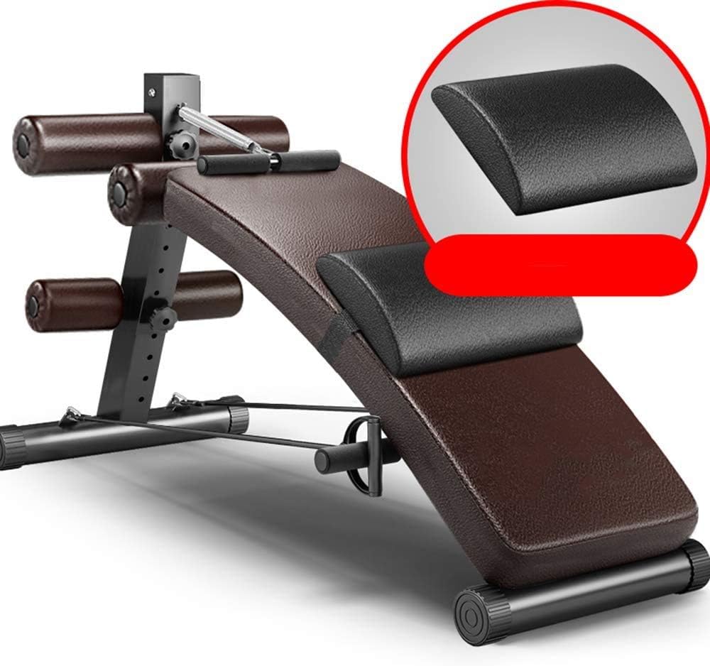 LXYZ Ab Coaster, Abdominal Roller Coaster with 180° Freely Rotating Cushion, Triangle Stable Structure, No Shaking, Handrail 3 Gear Adjustable, for Gym,best gift