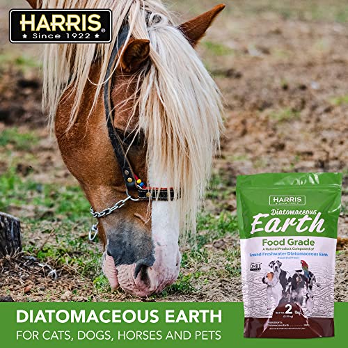 Harris Food Grade Diatomaceous Earth for Pets, for Cats, Dogs, Horses