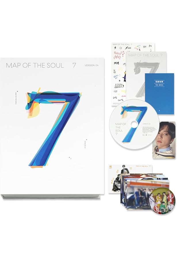Amazon.com: BTS 'Map Of The Soul 7' [Version.01] CD+36p PhotoBook+