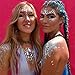 COKOHAPPY 6 Sets Festival Rhinestones Rave Mermaid Face Jewel Tattoo - Tears Gems Rainbow Crystal Rocks Bindi Body Temporary Stones Stickers (Collection 2)