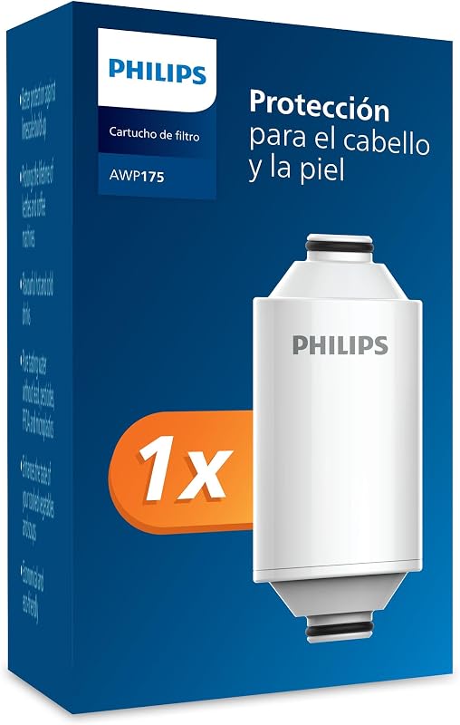 Water Cartucho de filtro para ducha, filtración en 3 etapas, elimina CLORO e IMPUREZAS, instalación fácil, capacidad de filtrado 50 000 L