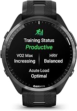 Garmin Forerunner 965 AMOLED GPS Running Triathlon Smartwatch Black Grey view 2