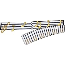 Honbay 16 Piezas De Notas Musicales De Lentejuelas Para Planchar O Coser, Apliques Bordados Para Chaquetas, Ropa, Mochila, Decoración De Ropa (8 Estilos