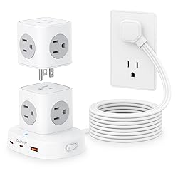 DEPOW Power Strip Tower Surge Protector with 9