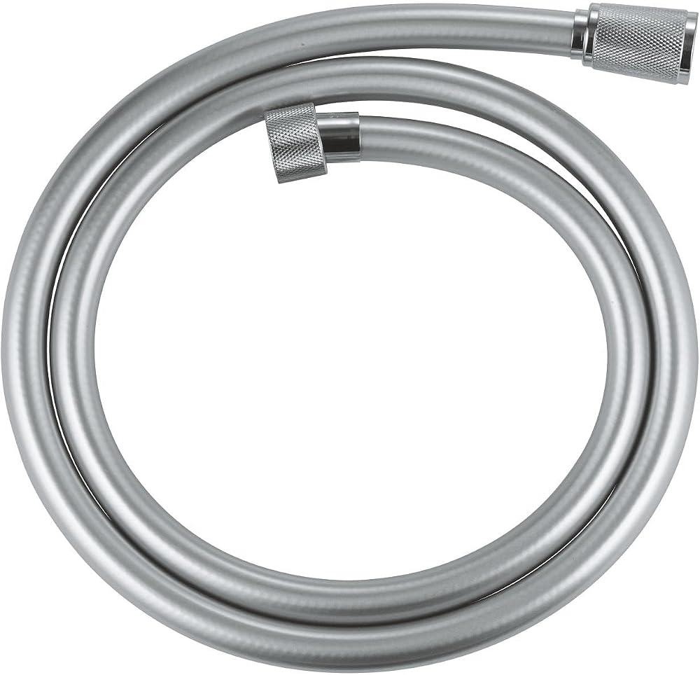 GROHE VitalioFlex Smooth Shower Hose 1.25m TwistStop G 1/2 Chrome