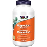 NOW Supplements, Magnesium Bisglycinate Powder, Enzyme Function, Nervous System Support, 227g