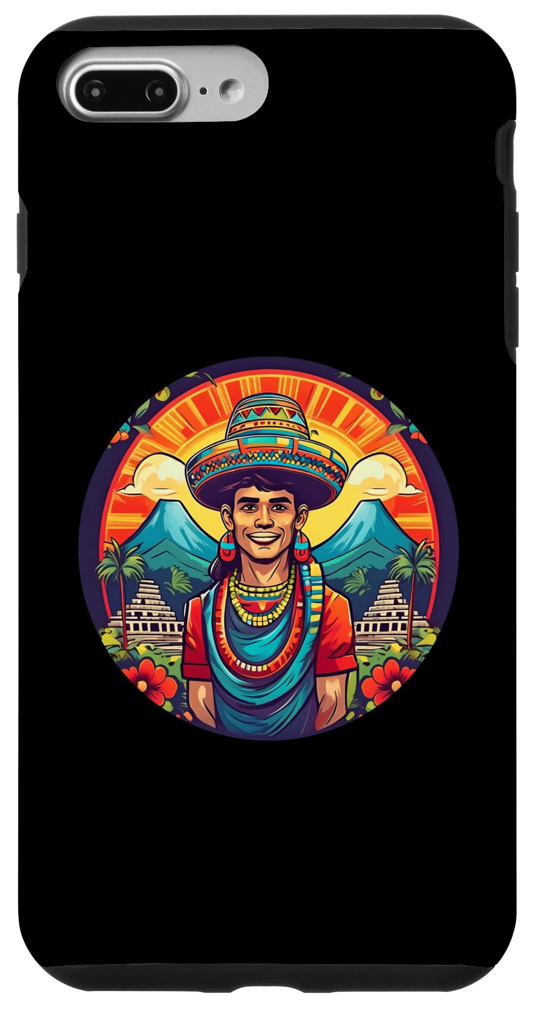 iPhone 7 Plus/8 Plus 5 de Mayo Party Drinko de Mayo mayan aboriginal culture Case