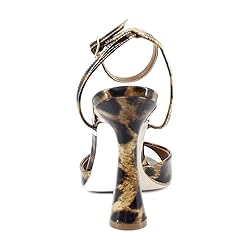 Steve Madden Women's Beki Heeled Sandal, Leopard