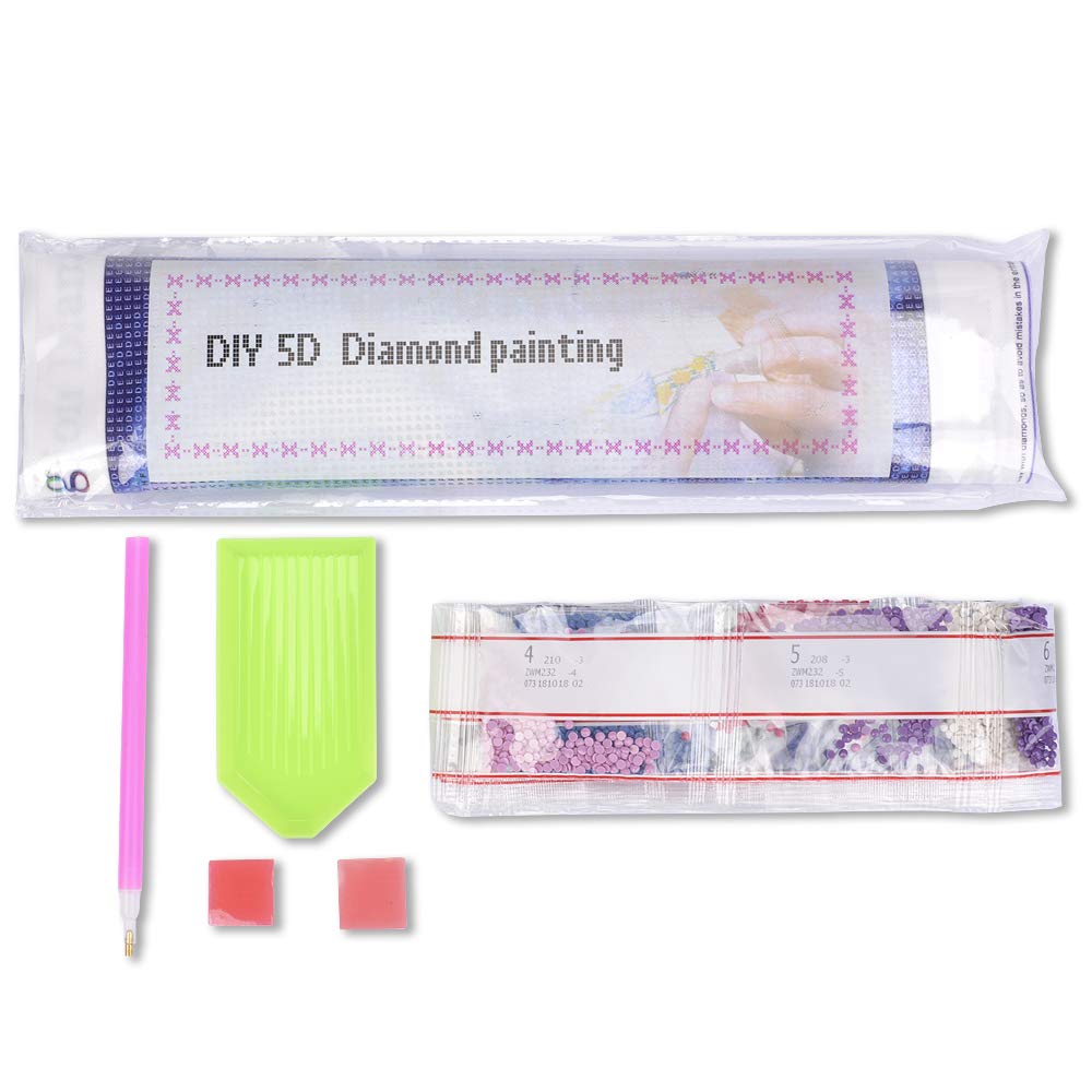 5D Diamond Painting,Rhinestone Diamond Embroidery Paintings Pictures DIY Paint with Diamonds Arts Craft for Home Wall Decor Full Drill 30 x 40cm (Season Tree)