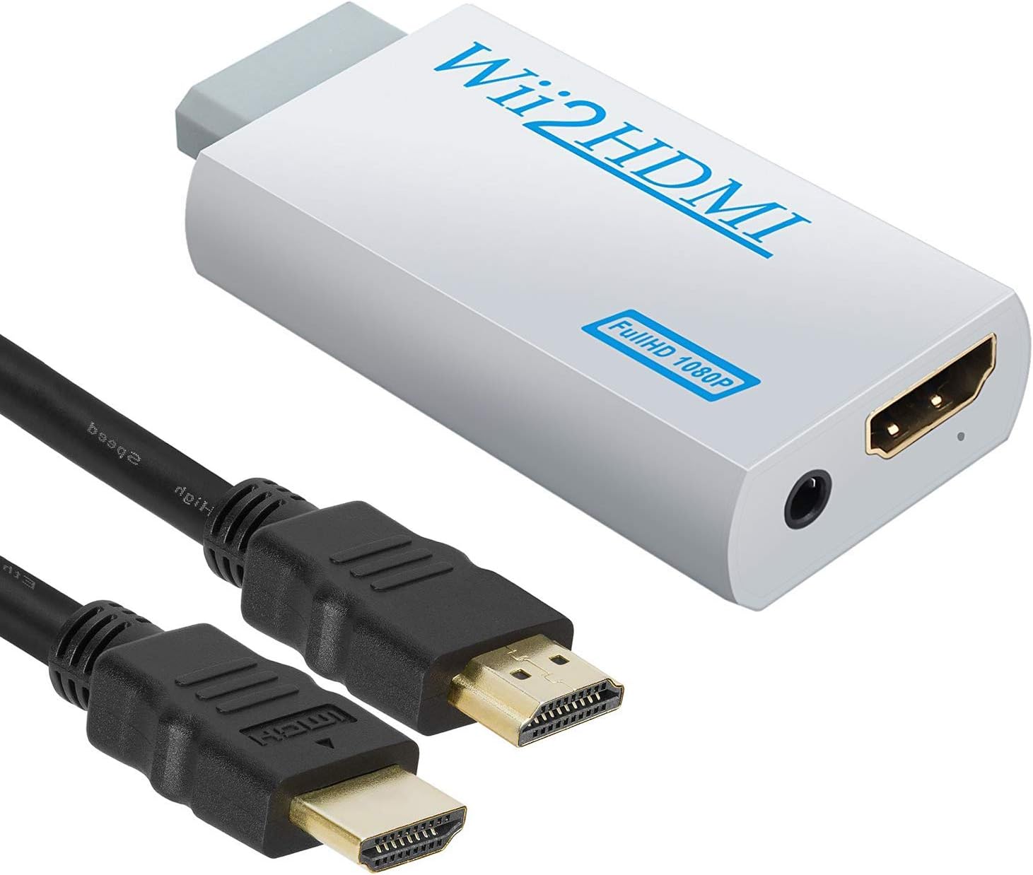 Mogattiny Wii to HDMI Converter Wii HDMI Adapter 720P 1080P HD Output Video Audio Converter