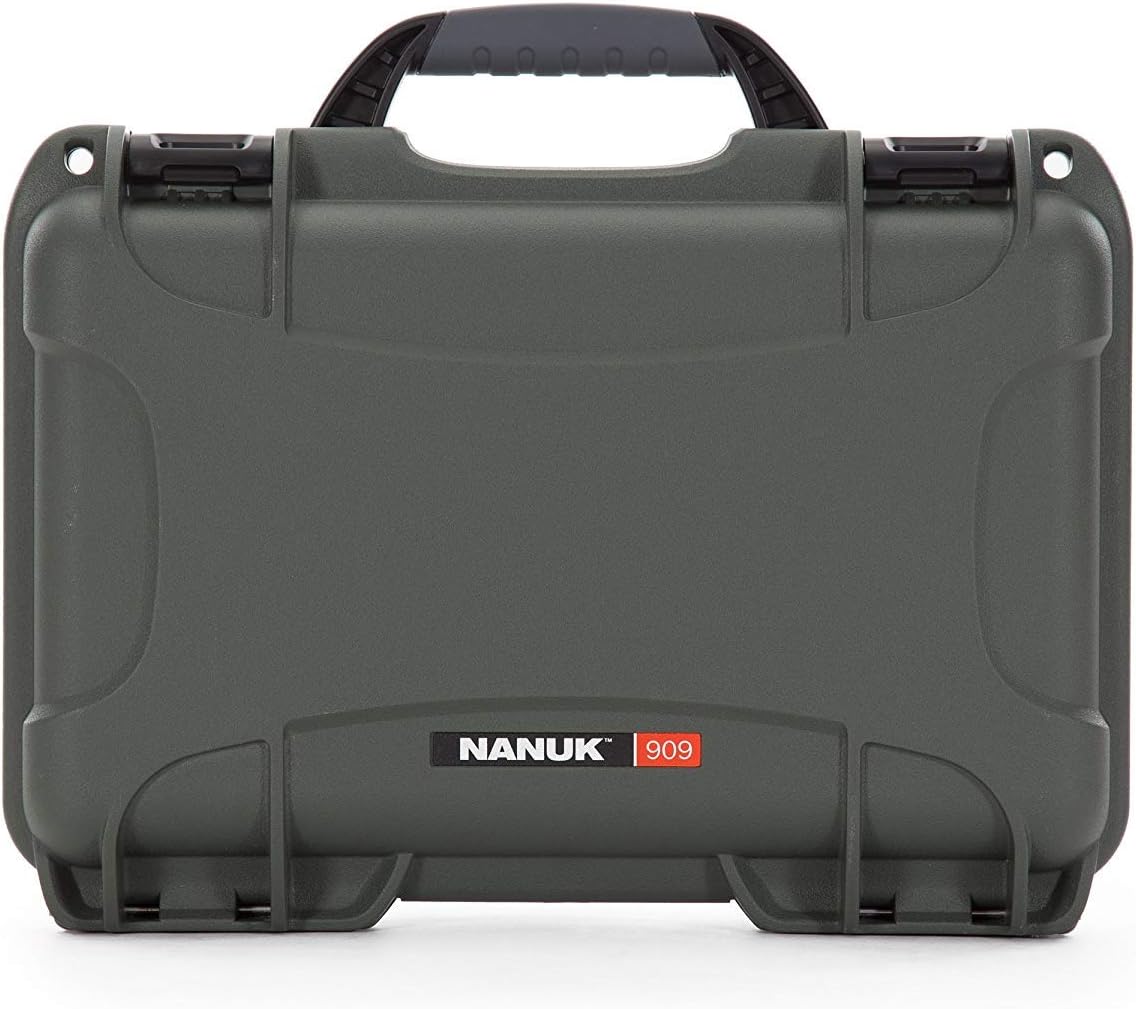 Nanuk 909 Waterproof Hard Case with Foam Insert for DJI Osmo Action Camera - Olive (909-ACTION6)