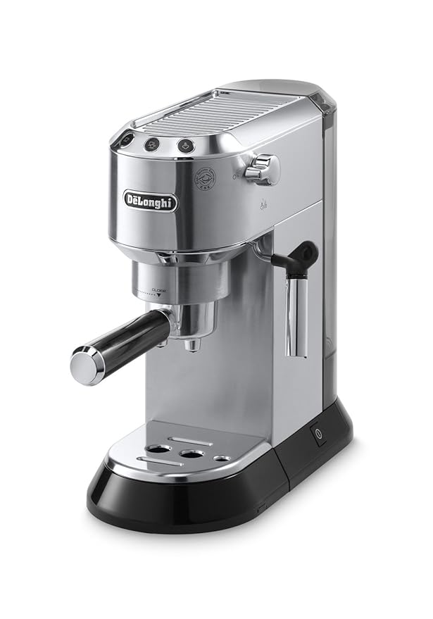 Buy Delonghi Ec680m Dedica 15 Bar Pump Espresso Machine Stainless Steel Online At Low Prices In India Amazon In