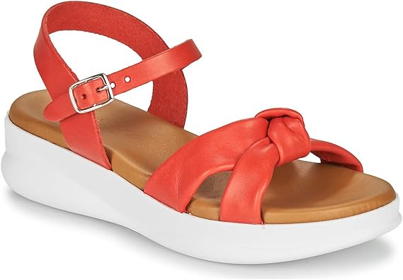 red wedges shoes cheap