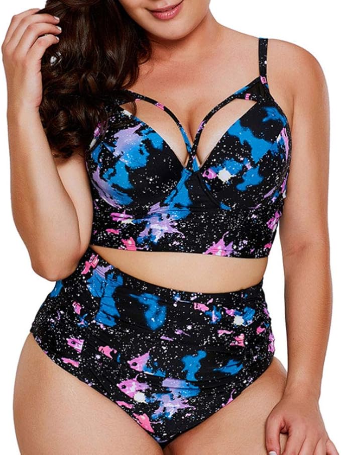 Dehots Sexy Damen Bikini Grosse Grossen Polka Punkt Set Bademode Badeanzuge Bikinis Fur Frauen Madchen Bandeau Push Up Amazon De Bekleidung