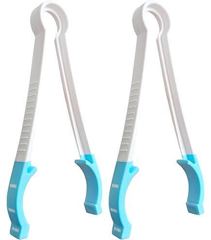Baby Bottle Tongs - Anti-Scald Scissor-Style Clip For Sterilized Bottles & Nipples (Blue)