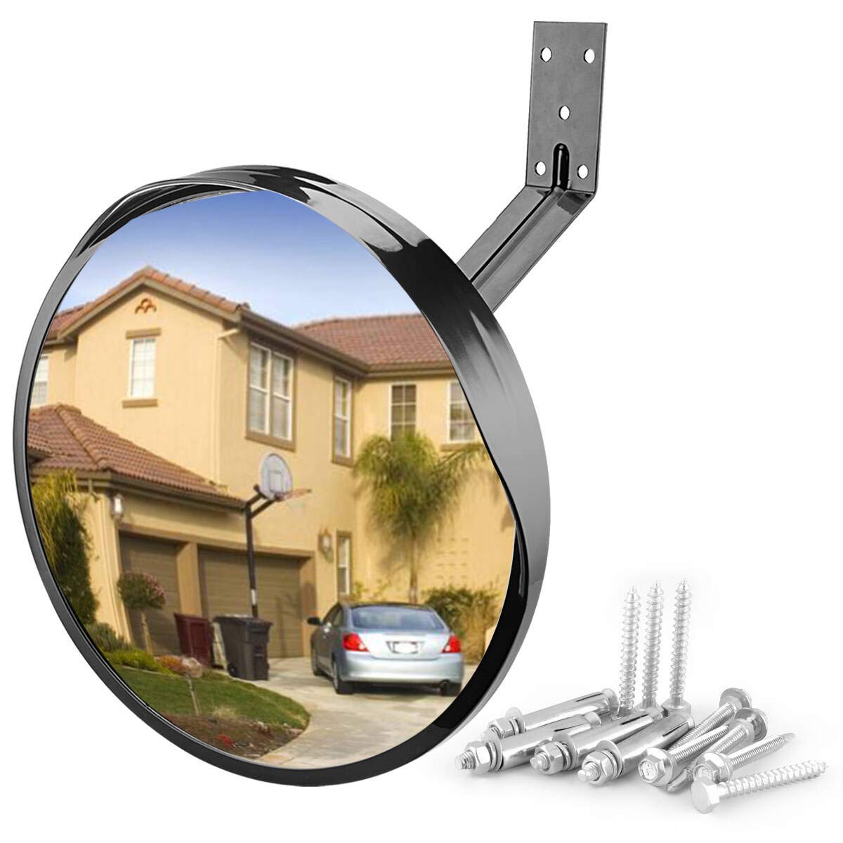 Convex Mirror for Garage and Driveway Park Assistant, 12 inch