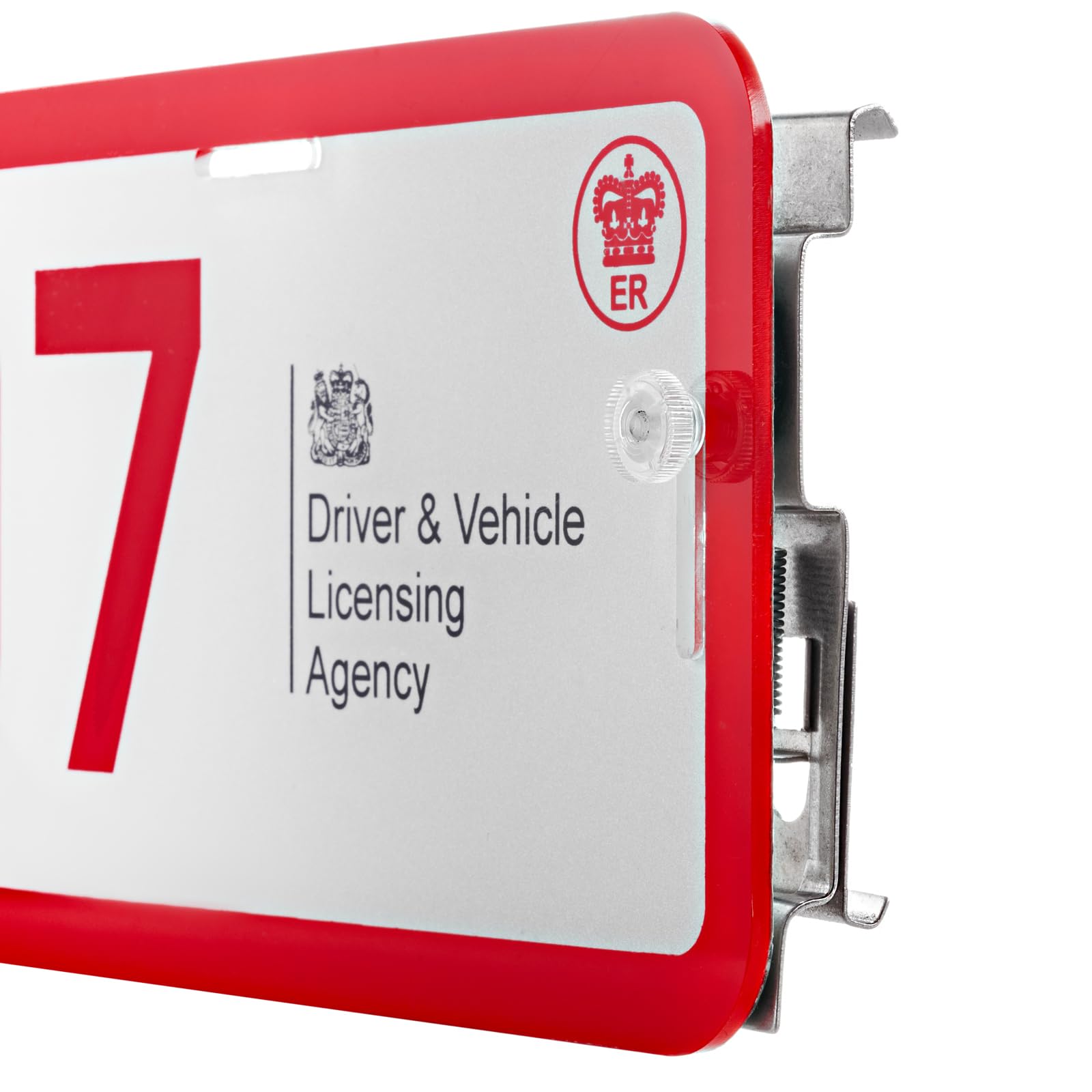 BITS4REASONS Universal Trade Plate/Multi-Purpose Vehicle Plate Holder Kit – Set for Car, Van & Trailer – Includes Hi-Vis Cords & Extra Large Suction Cups