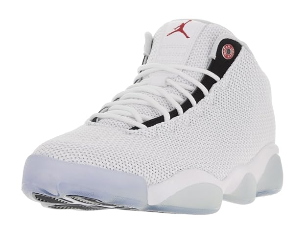 Nike Herren 845098-102 Basketballschuhe, weiß/rot/schwarz (White/Gym red/Black), 40.5 EU