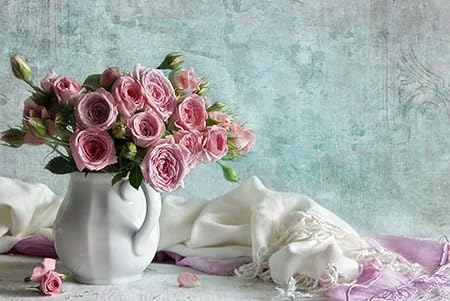 Amazon Co Jp A0 特大 ポスター バラ花ブーケポットスカーフ花びら 壁紙ウォールステッカーポスター A0 11x841mm Generic