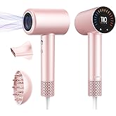 CONFU Hair Dryer, 110000 RPM Fast Drying Blow Dryer with Magnetic Diffuser and Concentrator, Professional Lightweight Ionic Hair Dryer for Women and Men