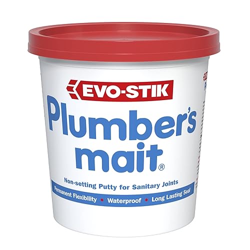 EVO-STIK Plumber's Mait, Non-Setting Putty for Sanitary Joints, Waterproof, 1.5kg