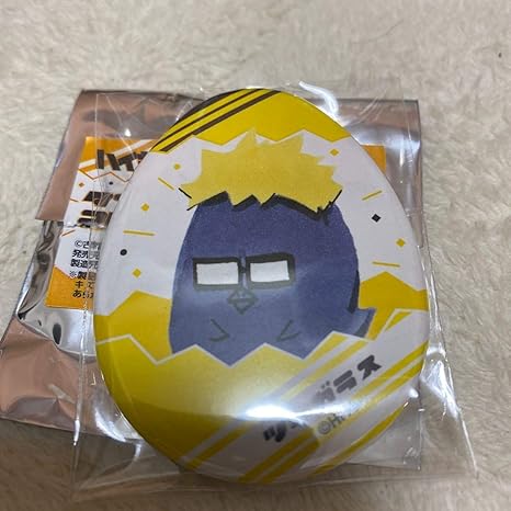 Amazon Co Jp ハイキュー タマゴ缶バッジコレクション 缶バッジ 烏野 月島 ツキガラス ジャンプショップ 原作絵柄 ホビー 通販